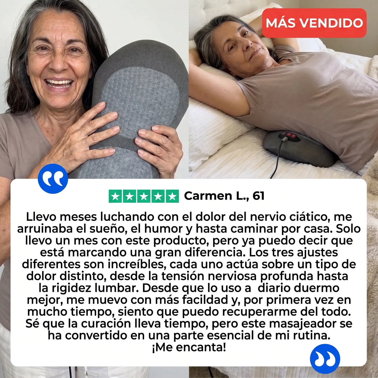 Reoviva™ – Masajeador Triple Fusión