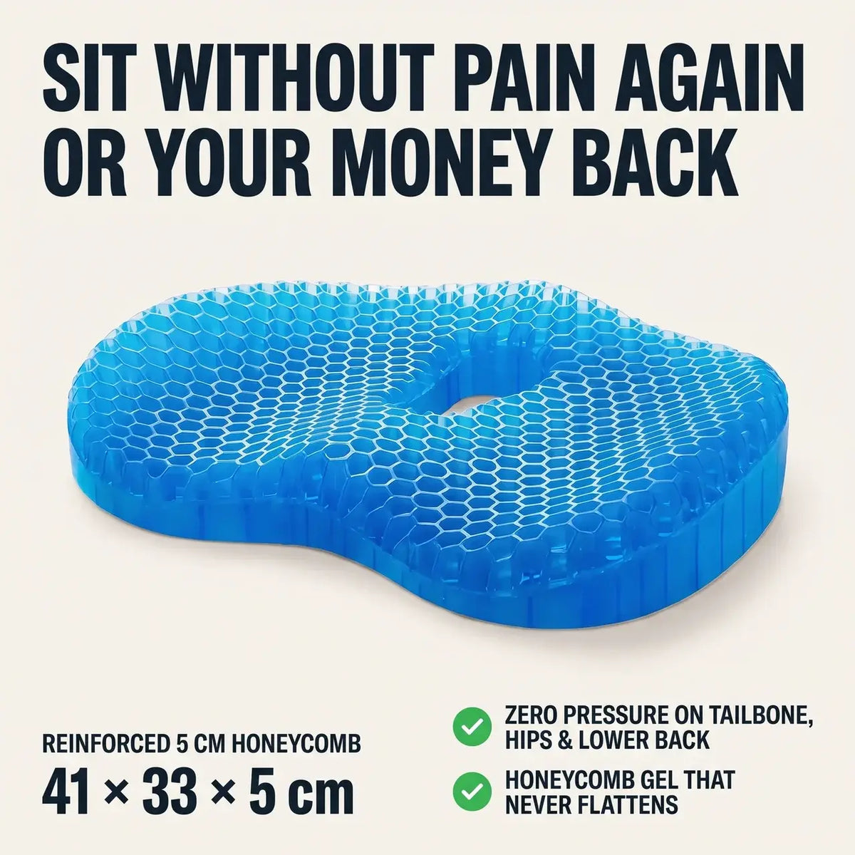 Reoviva™ Ergonomic Seat Cushion