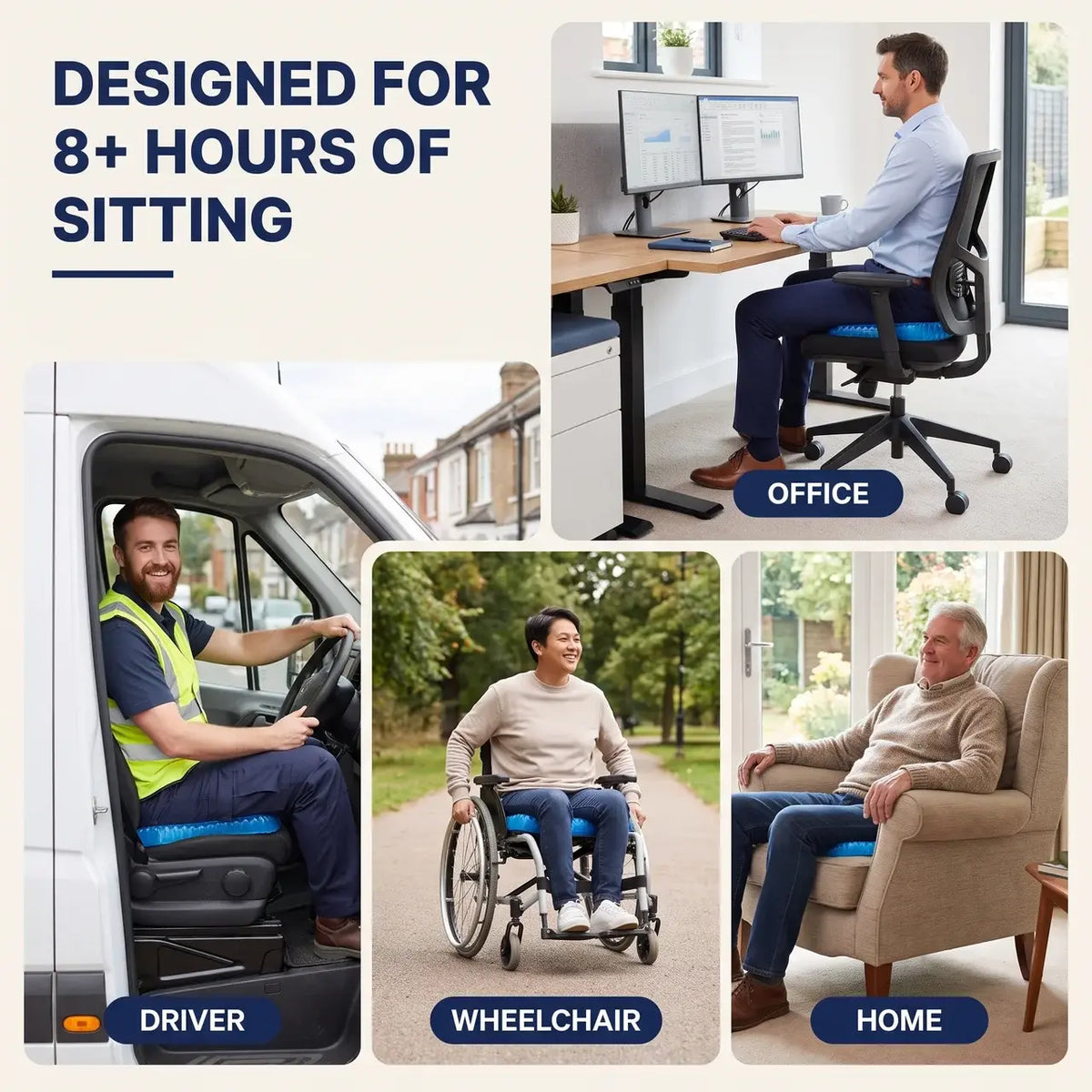 Reoviva™ Ergonomic Seat Cushion